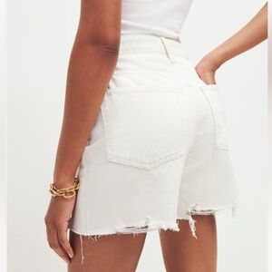 Reformation Raye Mid Rise Relaxed Jean Shorts